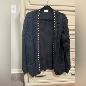Saint Laurent 100% cotton cardigan - medium